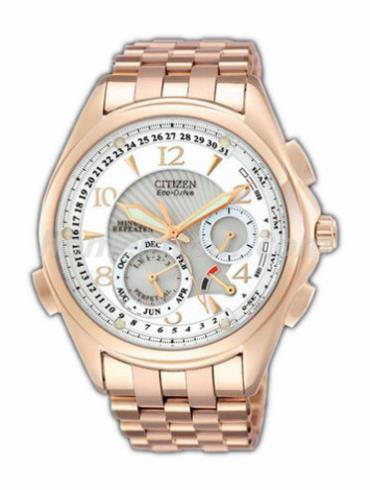 西铁城BL9008-81A男表三问报时系列-玫瑰金色表带/表径42mm