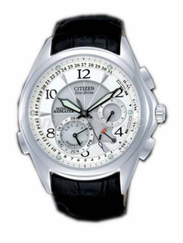 西铁城BL9007-33A男表三问报时系列-黑色表带/表径42mm