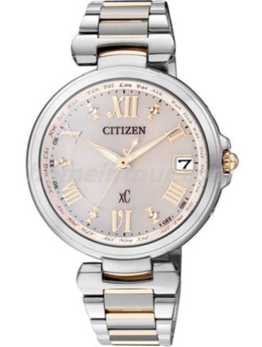 西铁城EC2004-54X女表XC系列-间金表带/表径36mm