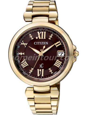 西铁城EC2002-50W女表XC系列-金色表带/表径36mm