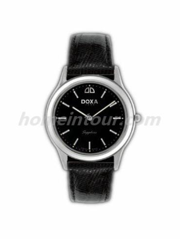 时度10031.10bNO男表特雷维尔超薄系列-黑色表带/表径35mm