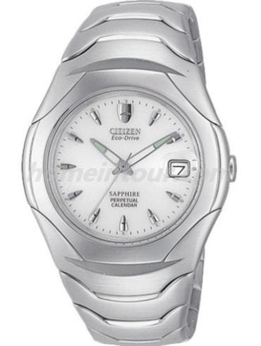 西铁城BL1080-53A男表万年历系列-银色表带/表径&#8211;