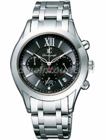 西铁城AN8000-59H女表XC系列-银色表带/表径–