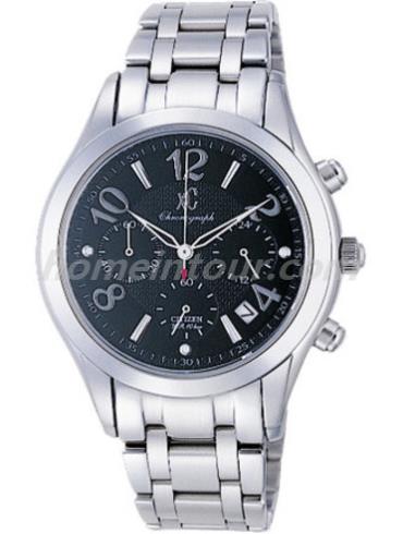 西铁城AN8000-59E女表XC系列-银色表带/表径–