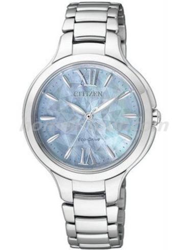 西铁城EP5991-57D女表光动能系列-银色表带/表径33mm