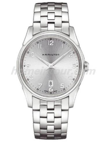 汉米尔顿H38511153男表美国经典爵士系列-银色表带/表径42mm