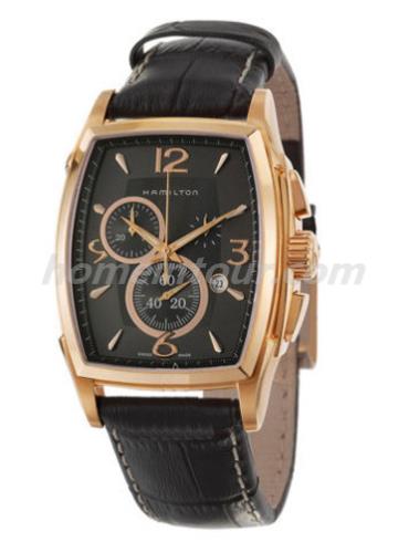 汉米尔顿H36442585男表美国经典爵士系列-深棕色表带/表径—mm
