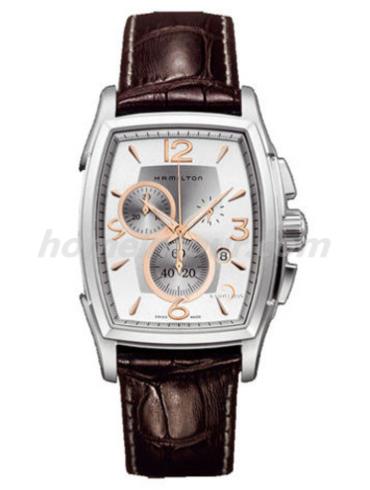 汉米尔顿H36412555男表美国经典爵士系列-深棕色表带/表径—mm