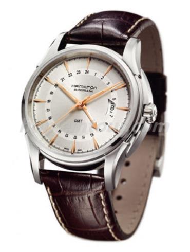 汉米尔顿H32585557男表美国经典爵士系列-深棕色表带/表径42mm
