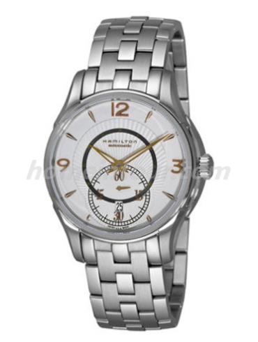 汉米尔顿H32555155男表美国经典爵士系列-银色表带/表径40mm