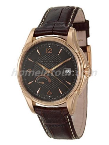 汉米尔顿H32549595男表美国经典爵士系列-深棕色表带/表径40mm