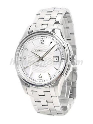 汉米尔顿H32455155男表美国经典爵士系列-银色表带/表径37mm