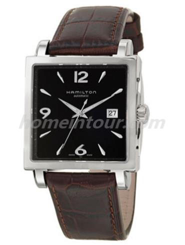 汉米尔顿H32415535男表美国经典爵士系列-深棕色表带/表径—mm
