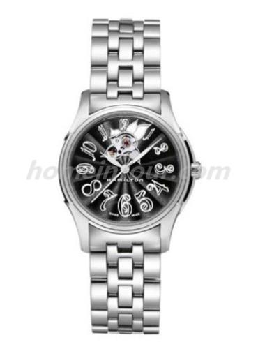 汉米尔顿H32395133女表美国经典爵士系列-银色表带/表径34mm