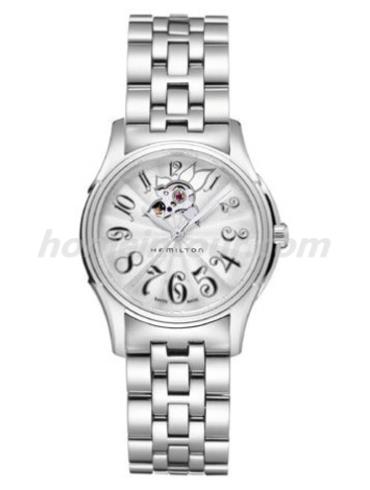 汉米尔顿H32395113女表美国经典爵士系列-银色表带/表径34mm