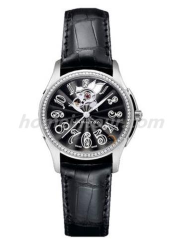 汉米尔顿H32375733女表美国经典爵士系列-黑色表带/表径34mm