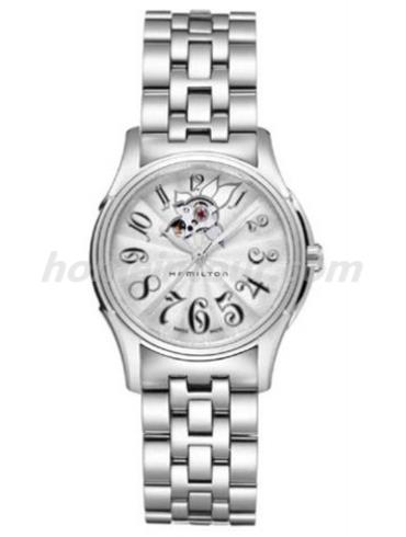 汉米尔顿H32365113女表美国经典爵士系列-银色表带/表径34mm