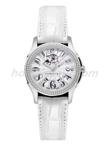 汉米尔顿H32355383女表美国经典爵士系列-白色表带/表径34mm