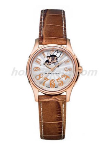 汉米尔顿H32345583女表美国经典爵士系列-棕色表带/表径34mm