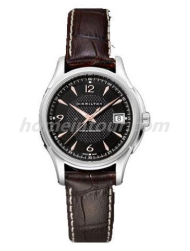 汉米尔顿H32455585男表美国经典爵士系列-棕色表带/表径37mm