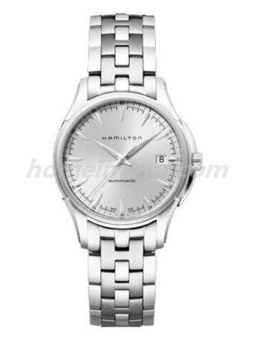 汉米尔顿H32455151男表美国经典爵士系列-银色表带/表径37mm
