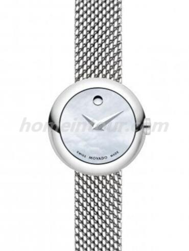 摩凡陀0606705女表摩凡陀经典圆点 Dot-银色表带/表径20mm