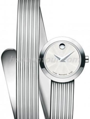 摩凡陀0606805女表博物馆手镯表-银色表带/表径20mm