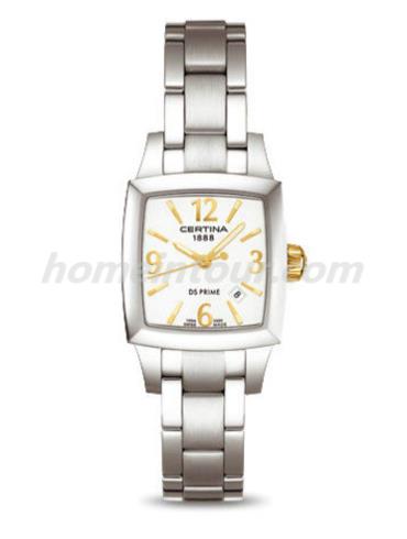 雪铁纳C004.310.11.037.00女表至尊系列-银色表带/表径25mm