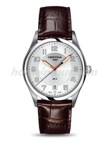 雪铁纳C022.410.16.030.01男表臻选系列-深棕色表带/表径37mm