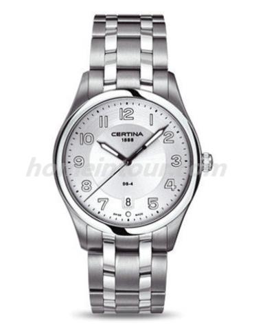 雪铁纳C022.410.11.030.00男表臻选系列-银色表带/表径37mm