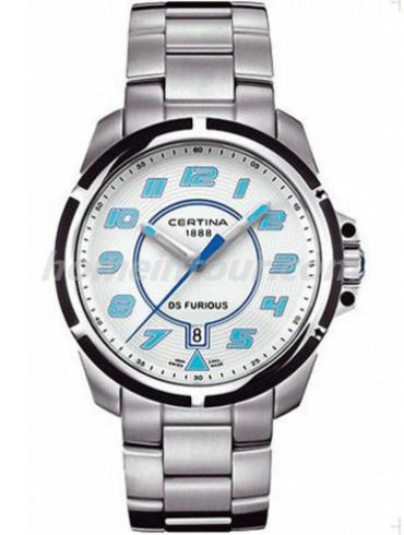 雪铁纳C011.410.21.032.00男表勇者系列-银色表带/表径41.5mm