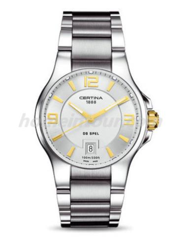 雪铁纳C012.410.21.037.00男表雅致系列-银灰色表带/表径39mm