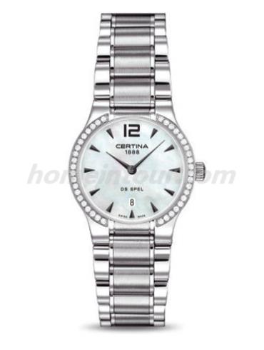 雪铁纳C012.209.61.117.00女表雅致系列-银灰色表带/表径30mm