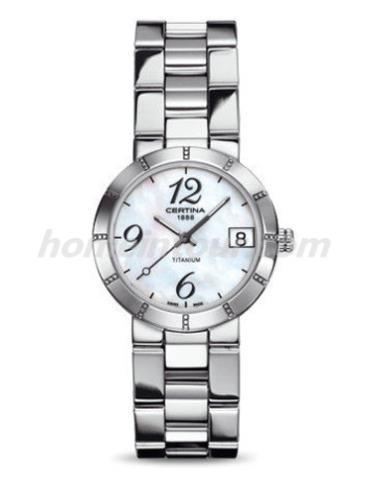 雪铁纳C009.210.44.112.00女表星钻系列-银色表带/表径31mm