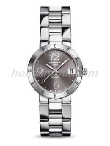 雪铁纳C009.210.44.082.00女表星钻系列-银色表带/表径31mm