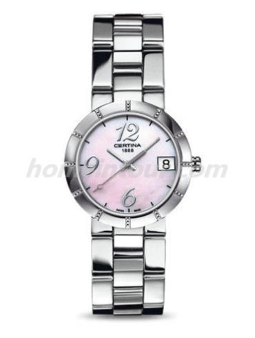 雪铁纳C009.210.11.152.00女表星钻系列-银色表带/表径31mm