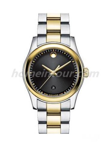 摩凡陀0606484女表思博特系列-银色/金色表带/表径28mm