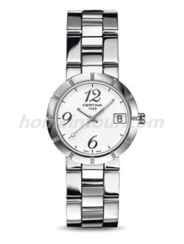 雪铁纳C009.210.11.032.00女表星钻系列-银色表带/表径31mm