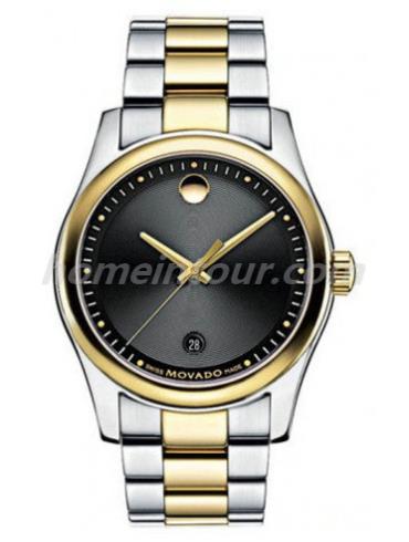 摩凡陀0606483男表思博特系列-银色/金色表带/表径40mm