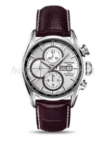 雪铁纳C006.414.16.031.00男表喜马拉雅系列-紫红色表带/表径43mm