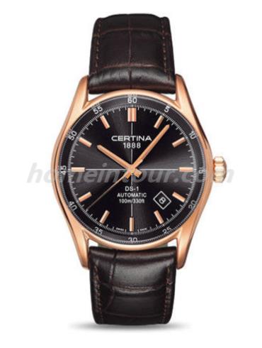 雪铁纳C006.407.36.081.00男表喜马拉雅系列-褐色表带/表径39mm