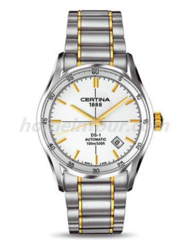 雪铁纳C006.407.22.031.00男表喜马拉雅系列-间金色表带/表径39mm