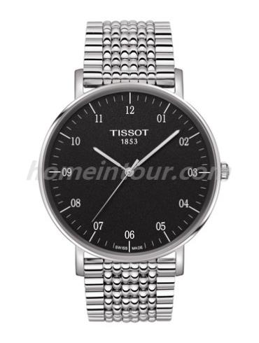 天梭T1096101107700男表T-Classic系列-灰色表带/表径42mm