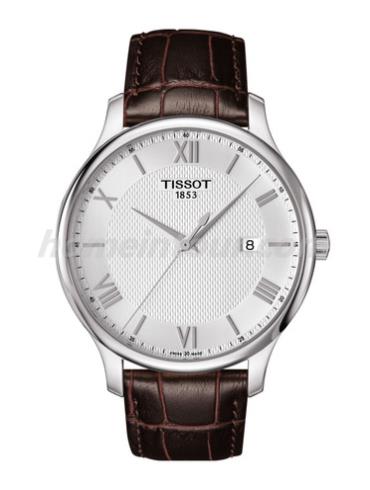 天梭T0636101603800男表T-Classic系列-棕色表带/表径42mm