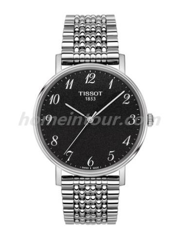 天梭T1094101107200男表T-Classic系列-灰色表带/表径38mm