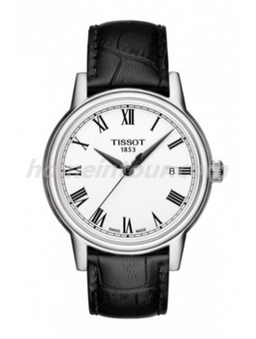 天梭T0854101601300男表T-Classic系列-黑色表带/表径39.2mm