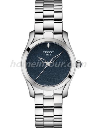 天梭T1122101104100女表T-Trend系列-灰色表带/表径30mm