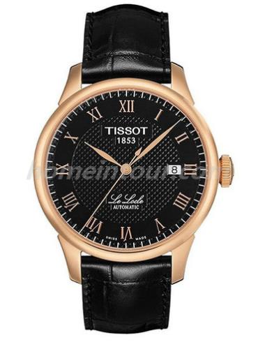 天梭T41542353男表T-Classic系列-黑色表带/表径39.3mm