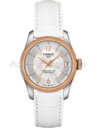 天梭T108.208.26.117.00女表T-Sport系列-白色表带/表径32mm