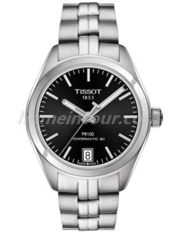 天梭T101.451.11.051.00男表T-Classic系列-银色表带/表径39mm